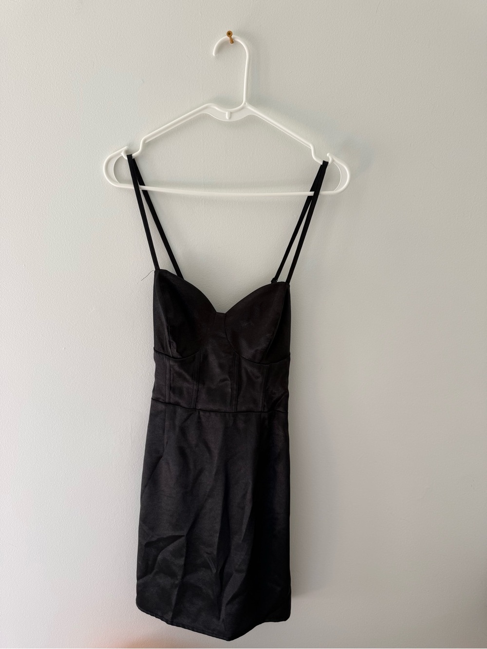 NWT Wild Fable Black Corset Back Dress Adjustable Straps Women
